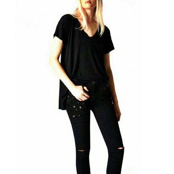 💎NWOT BLANKNYC Black Intro Studded Jeans - Picture 7 of 7